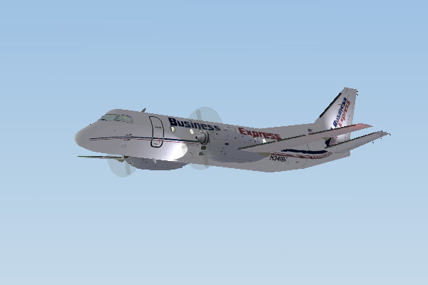 Fs2002 Business Express Saab 340A