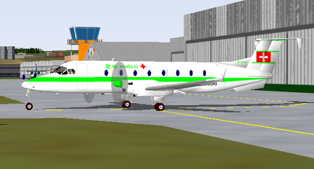 Fs2002 Utiltity - Air Medical Beech 1200D V1.2 — 1