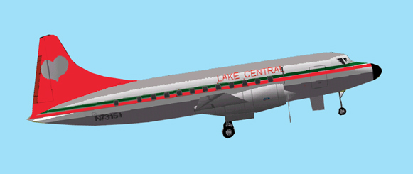 Fs2002 Convair 580 Turboprop
