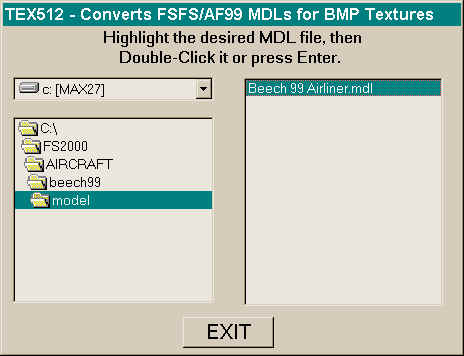 Fs2002/Cfs2 Utility - Fsfs/Af99 Texture Converter — 1