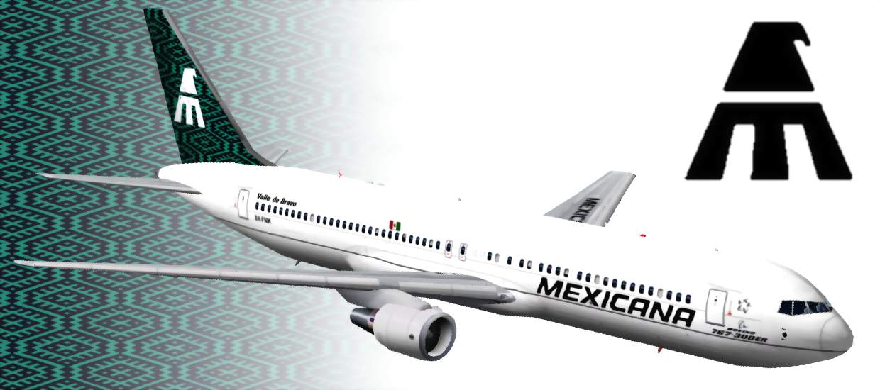 Fs2002 Mexicana Boeing 767-300Er