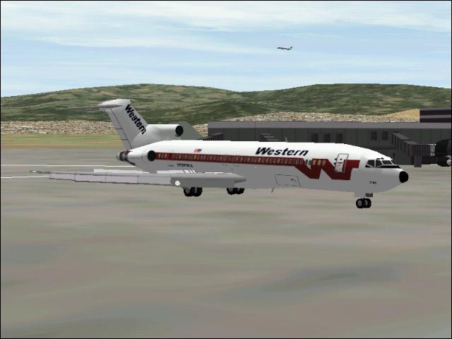 Flightsim Fs2004/Fs98/Fs2002 Western Air Lines 727-200