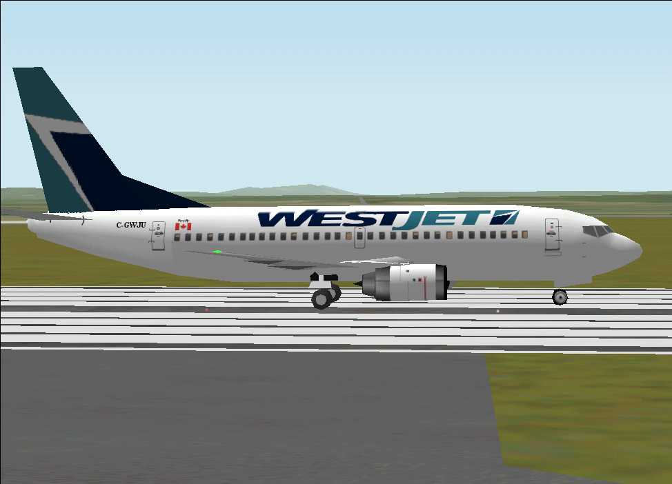 Fs2002 Westjet Va Boeing 737-700