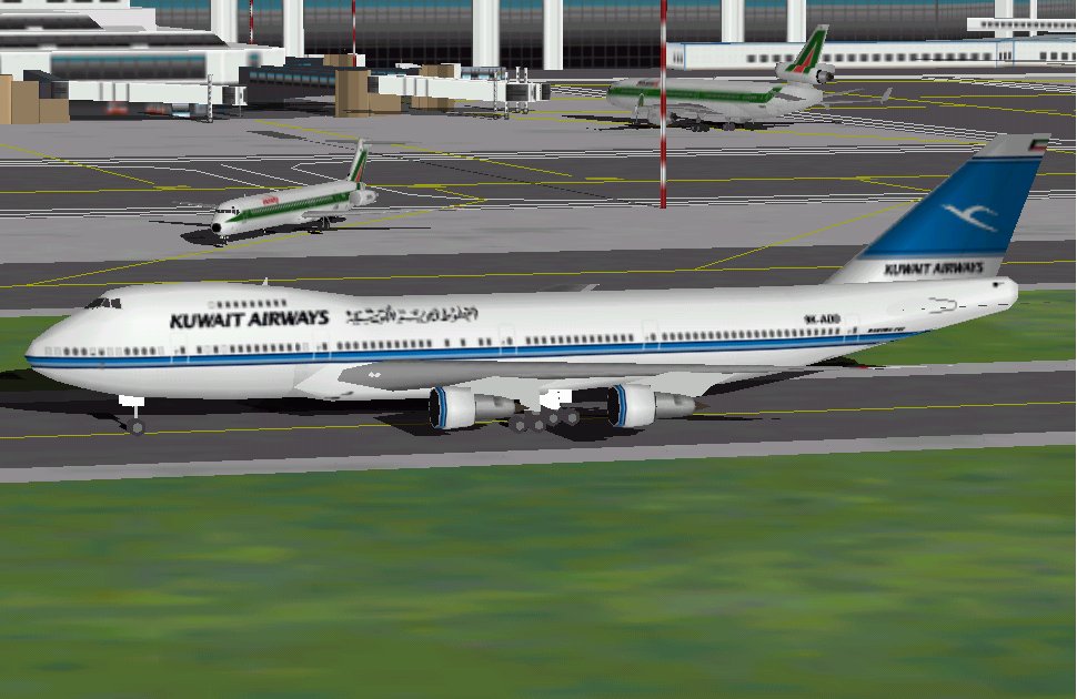 Flightsim Fs2004/Fs98 Kuwait Airways Boeing 747-269B — 1