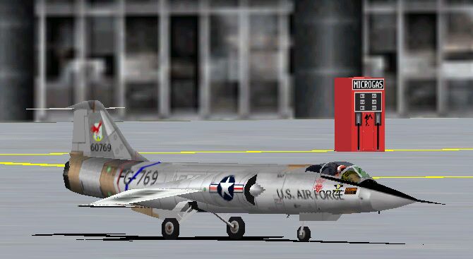 Fs2002 Usaf Lockheed F-104A Starfighter (60-769) — 1