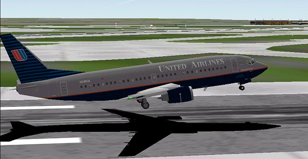 Fs2002 United Airlines Boeing 737-322 — 1