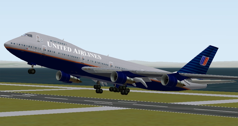 Fs2002 United Airlines Boeing 747-200 (Build 2.5) — 1