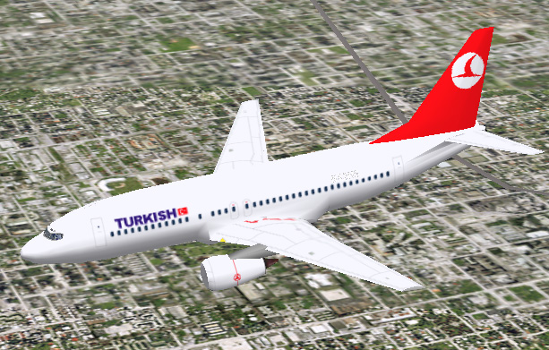 Fs2002 Turkish Airlines Boeing 737-400 — 1