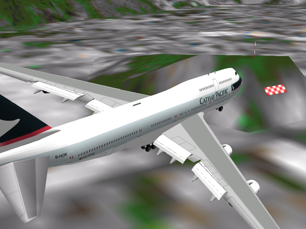 Fs2002 Project 747 Singapore Virtual Airlines Boeing 747-400 New Colours