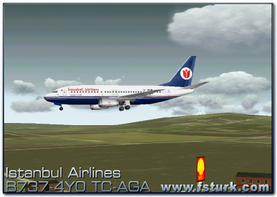 Fs2002 Istanbul Airlines Boeing 737-4Y0 — 1