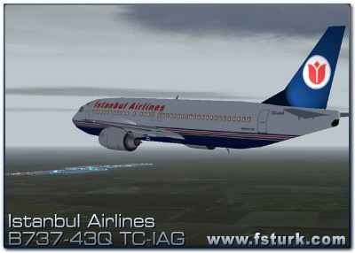 Fs2002 Istanbul Airlines Boeing 737-43Q — 1