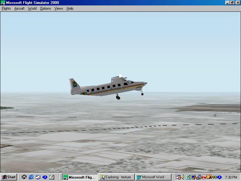 Flightsim Fs2004/Fs98/2000 Midstates Airways Cessna 208 Caravan With All Parts Animated; W — 1