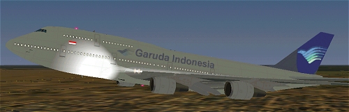 Fs2002 Garuda Indonesia Boeing 747-400 — 1