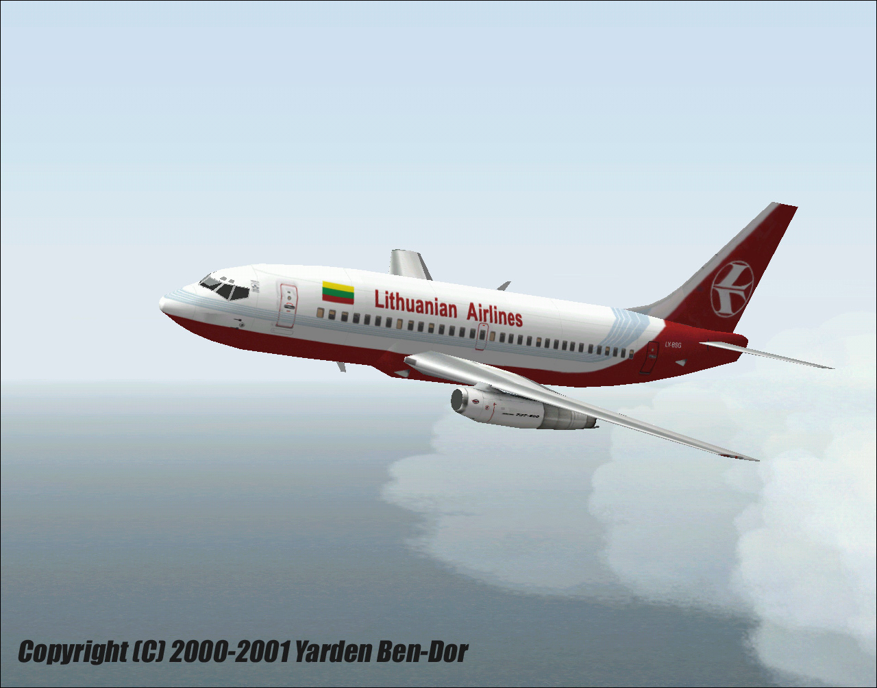 Fs2002 Lithuanian Airlines Boeing 737-2T2 Adv
