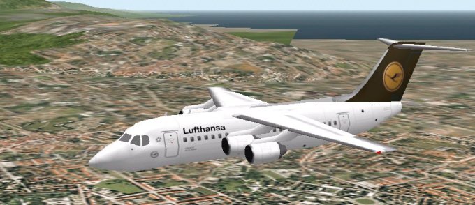 Fs2002 Lufthansa Avro Rj85 — 1