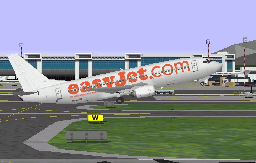 Flightsim Fs2004/Fs98 Easy Jet Boeing 737-300 — 1