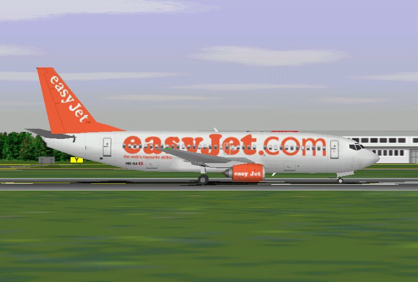 Flightsim Fs2004/Fs98 Easy Jet Boeing 737-300 — 1
