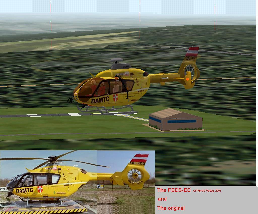 Fs2002 Öamtc (Austrian Rescue Service) Ec 135 With Winch Operating System — 1