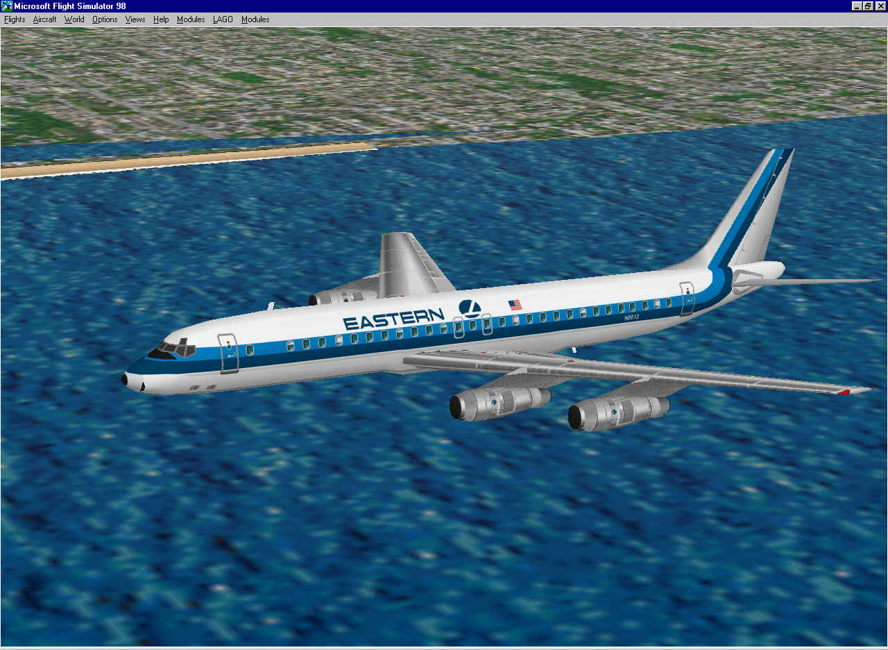 Flightsim Fs2004/Fs98 Eastern Airlines Douglas Dc-8 Series 50 — 1