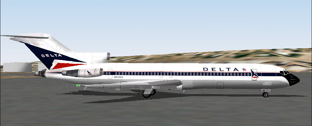 Fs2002 Delta Boeing 727-200Adv — 1
