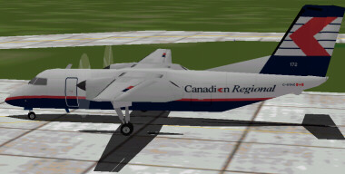 Flightsim Fs2004/Fs98/Fs2002 Canadian Regional Dehavilland Dash-8-102 — 1