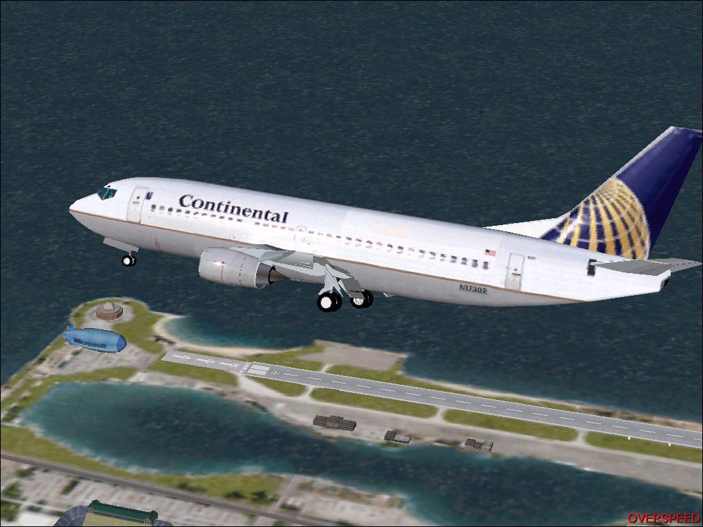 Fs2002 Continental Airlines Boeing 737-300 — 1