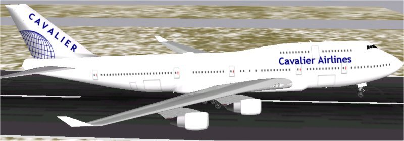 Fs2002 Cavalier Airlines Boeing 747-400 — 1