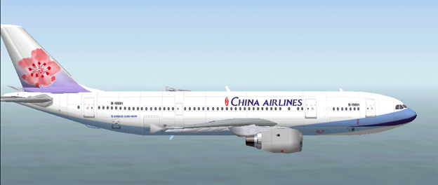 Fs2002 China Airlines Airbus A300-600R — 1