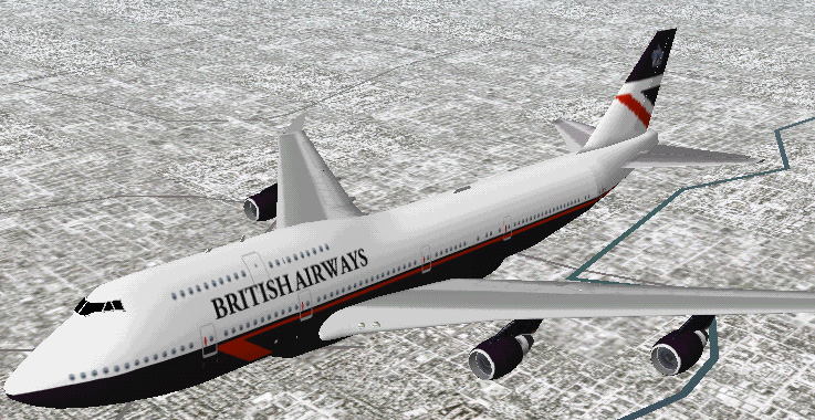 Fs2002 British Airways Boeing 747-400
