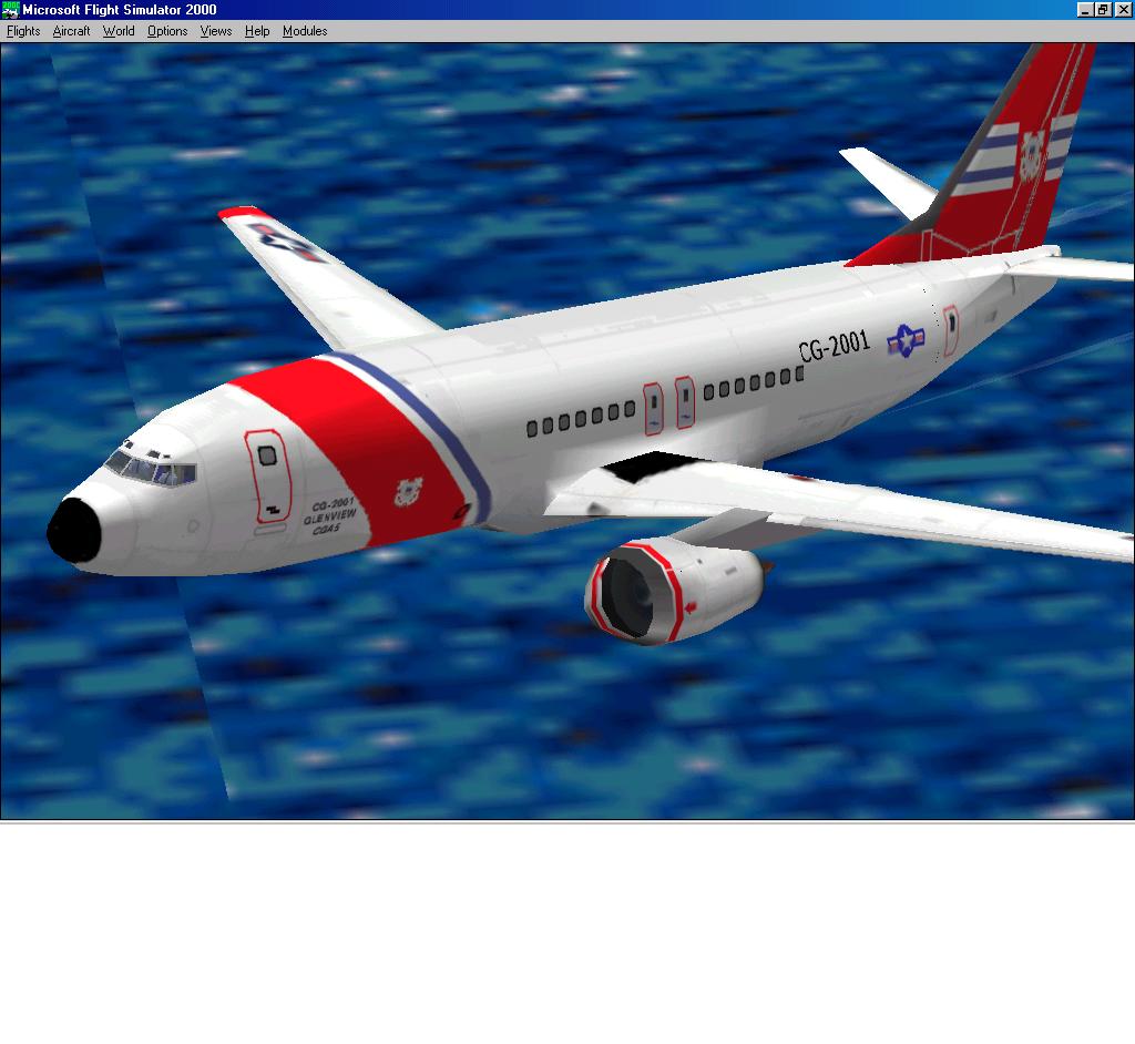 Fs2002 United States Coast Guard Boeing 737-400 — 1