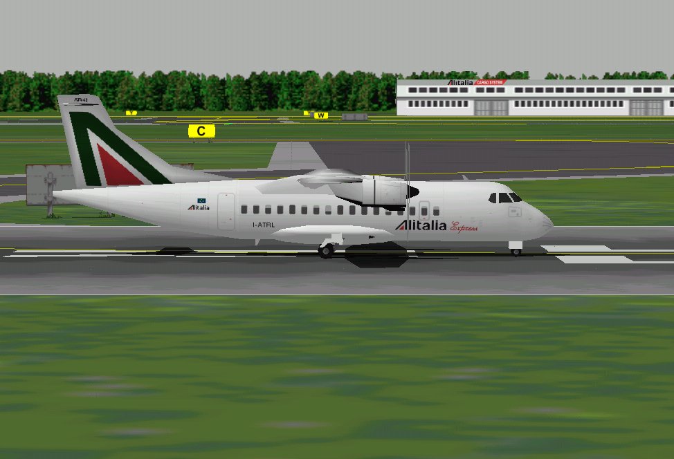 Flightsim Fs2004/Fs98 Aircraft Flightsim Fs2004/Fs98 Alitalia Express Atr-42 — 1
