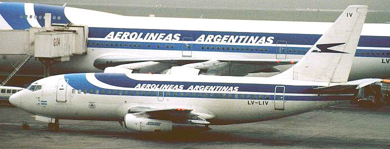 Fs2002 Aerolineas Argentinas Boeing 737-200, Registration Lv-Liv, "Ciudad De Ushuaia"