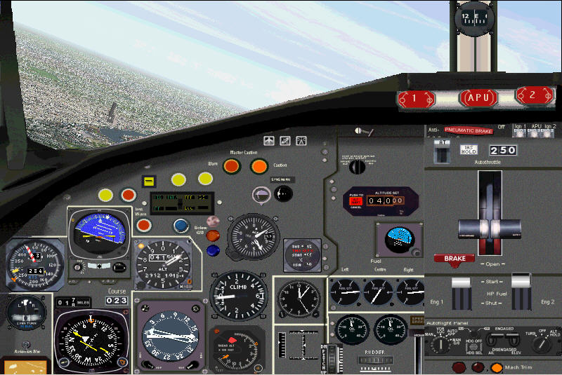 Fs2002 Air Bristol Bac1-11-510 Bundle Including A Typical Standard Cockpit Layout With Aut — 1