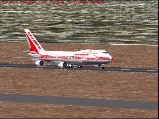 Flightsim Fs2004/Fs98/2000 Air India Boeing 747-400 — 1