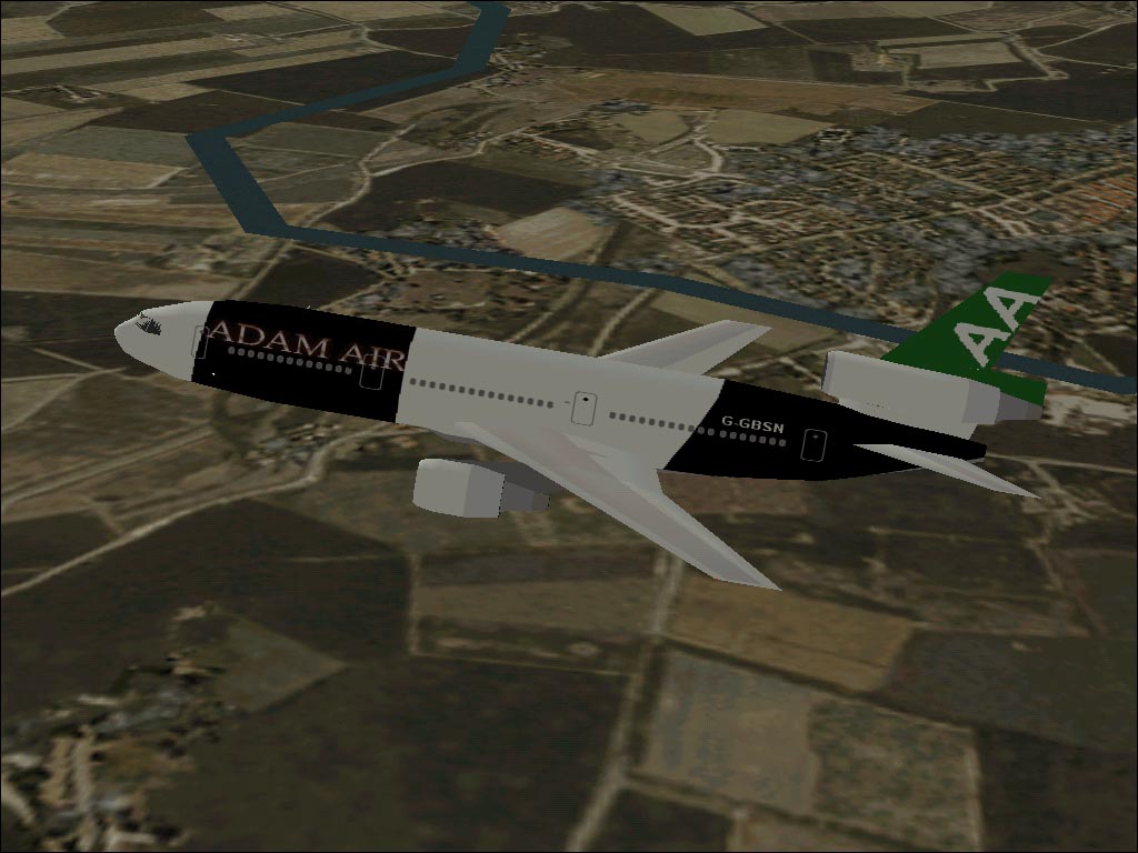 Flightsim Fs2004/Fs98/Fs2002 Adam Air Mcdonnell Douglas Dc-10 — 1
