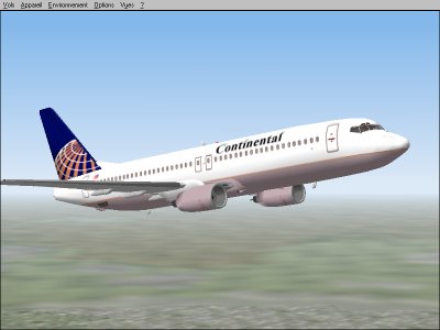 Fs2002 Continental Airlines Boeing 737-800 V1.0 — 1