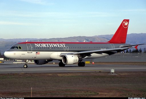 Fs2002 Northwest Airbus A320-200