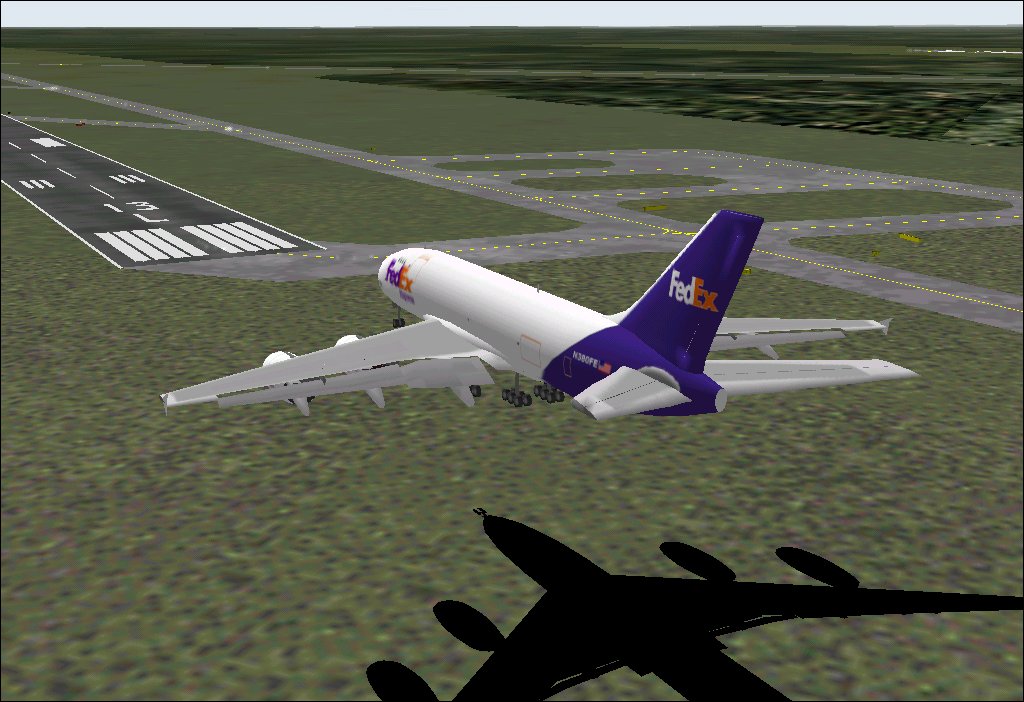 Fs2002 Federal Express Airbus A380 — 1