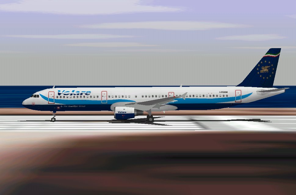 Flightsim Fs2004/Fs98 Volare Airlines Airbus A321-111 — 1