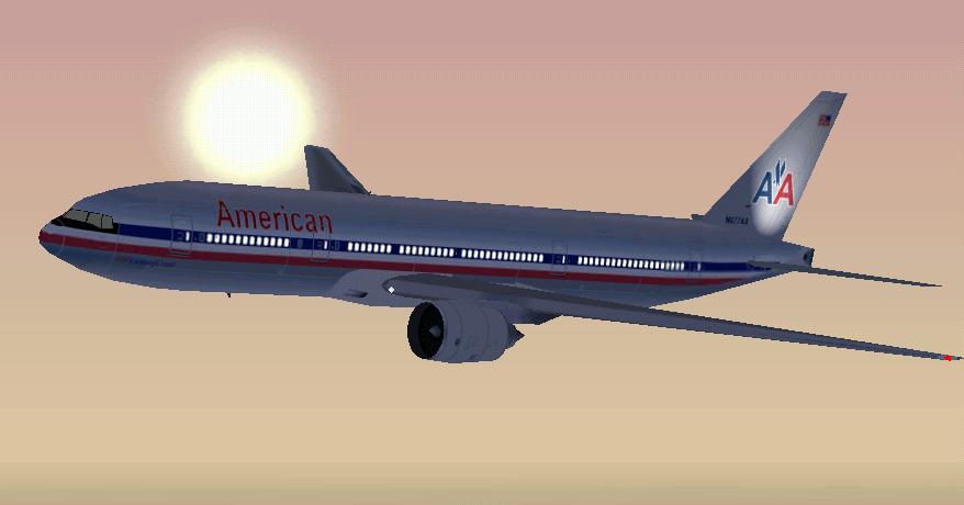 Fs2002 American Airlines Boeing 777-200Er — 1