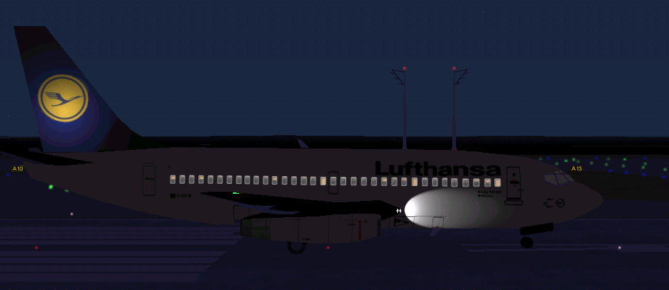 Fs2002 Lufthansa Boeing 737-200Adv