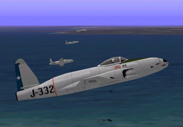 Cfs/Flightsim Fs2004/Fs98 Chilean Air Force F-80 Shooting Star By: Gonzalo Oyarzun — 1