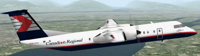 Fs2002 Canadian Regional Dehavilland Dash-8-301 — 1