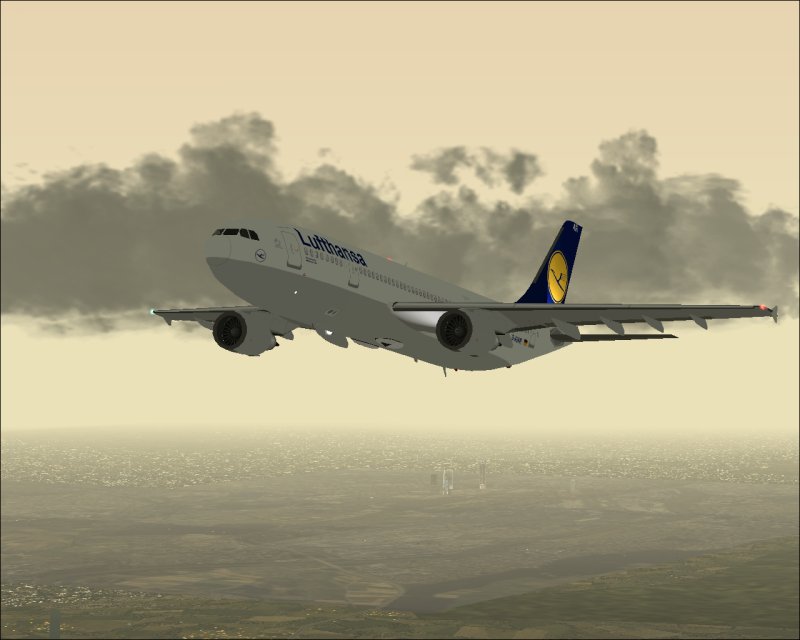 Fs2002 Lufthansa Airbus A300-600R — 1