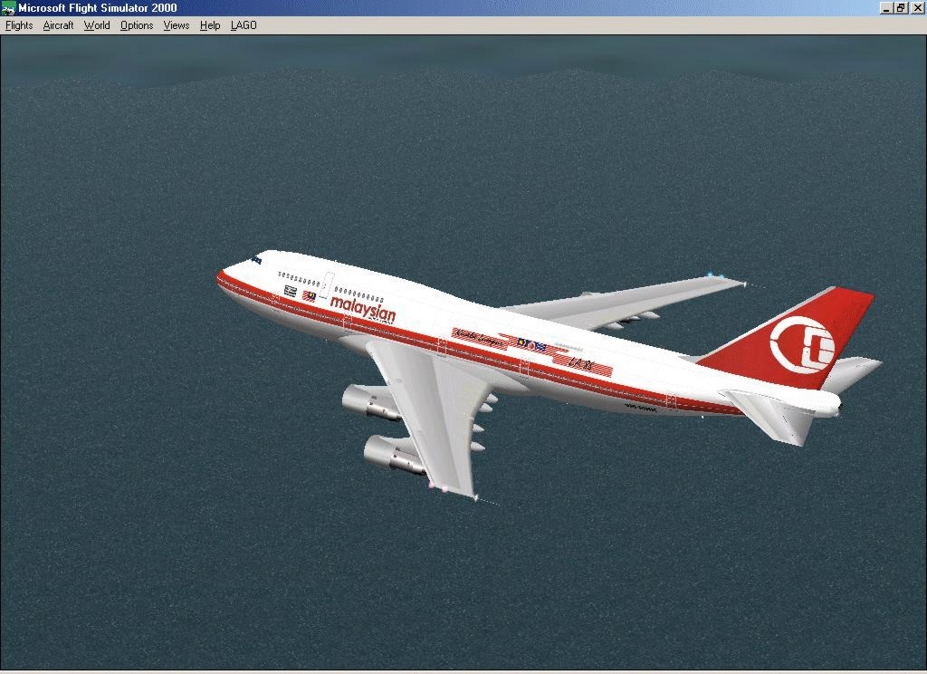 Fs2002 Malaysian Airlines Boeing 747-400 — 1