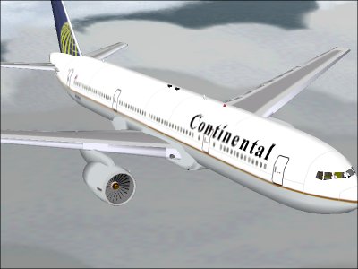 Fs2002 Continental Airlines Boeing 777-200Er — 1