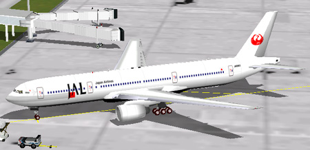 Fs2002 Jal (Japan Airlines) Boeing 777-246 V1.0