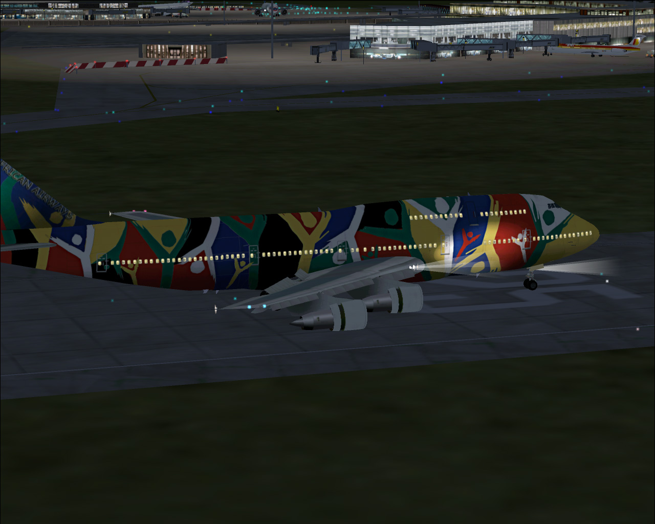 Project Opensky Boeing 747-300 South African Airways 48-Sided Based Variable Sided Fuelage — 1