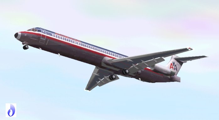Fs2002/Fs2002 American Airlines Boeing Md-82 — 1