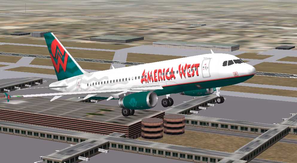 Fs2002 America West Airlines Airbus A319-132 — 1